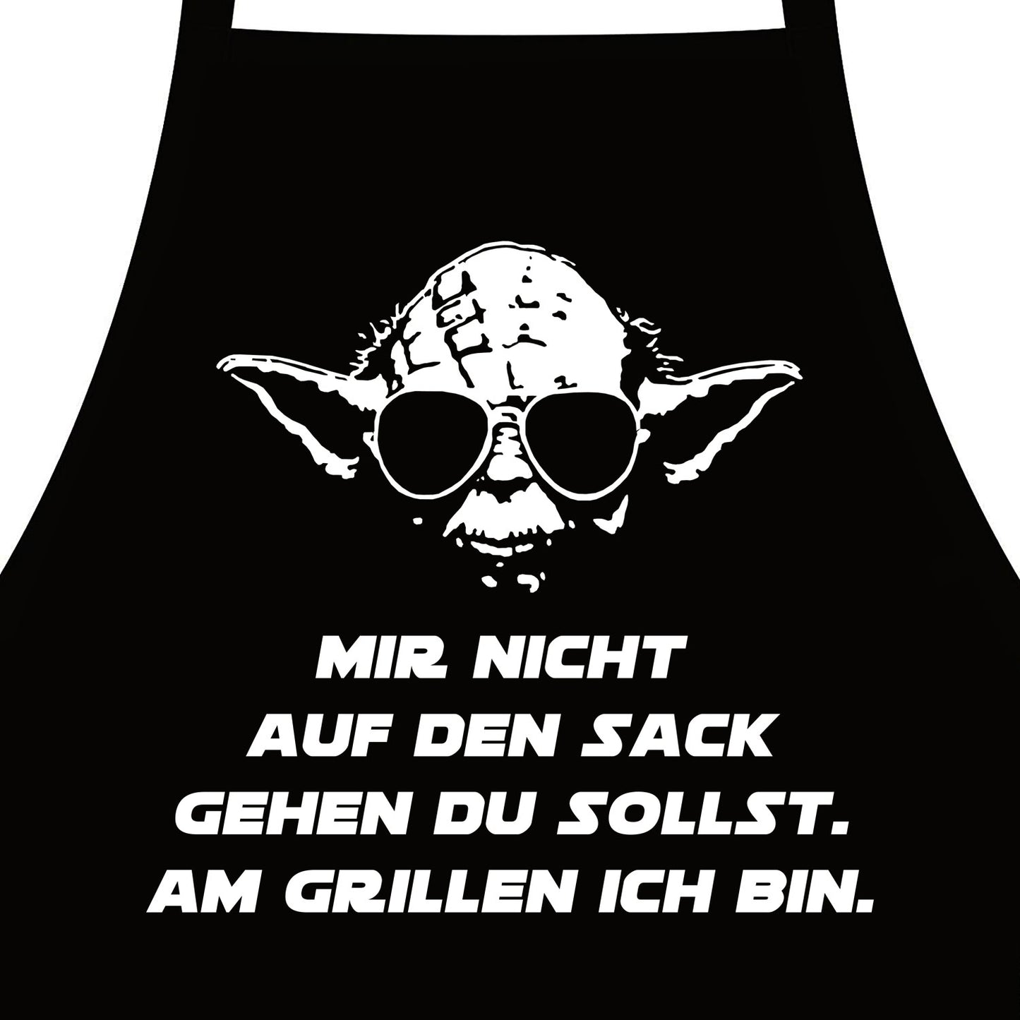 Mir nicht auf den Sack gehen Du sollst, am Grillen ich bin - Grillschürze Motiv 2