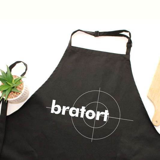 "Bratort" - Die Grillschürze für Krimifans mit Geschmack!